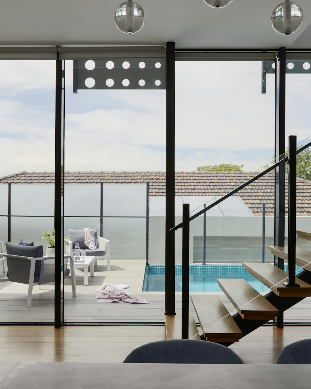 Modern home with a pool in Hyde Park